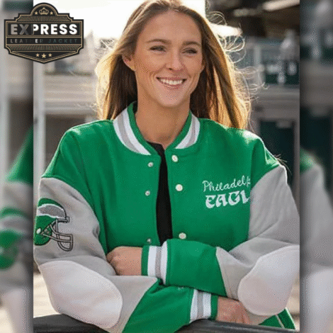 Buy 90s Eagles Varsity Letterman Jacket – Vintage Style Outfit