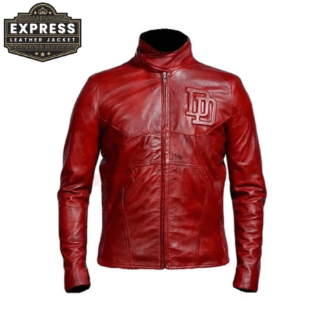 Daredevil Red Leather Jacket Costume – Charlie Cox Inspired Suit